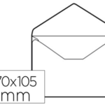 Envelopes Cartão Visita 70x105mm – Cx. c/100