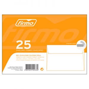 Maço C/ 25 Envelopes C6 114x162 Silicone