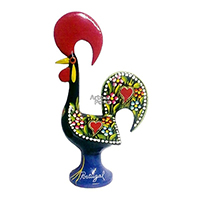 Nº10-B Galo de Barcelos em Metal