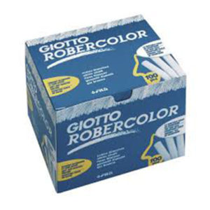 Emb. c/100 giz branco Robercolor - Giotto