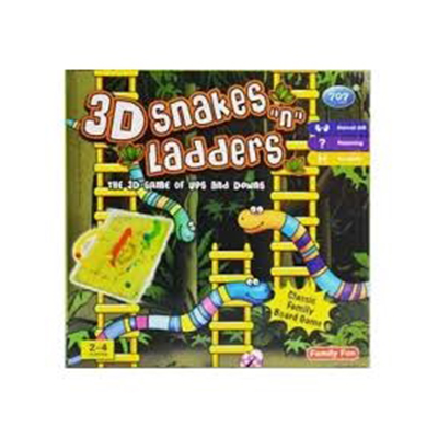 Jogo 3D – Snakes & Ladders – Brinclandia