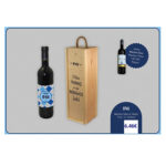 Garrafa de vinho em caixa de madeira “PAI EXCLUSIVO”