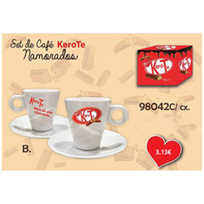 Set Café Kerote c/ caixa – Modelo B