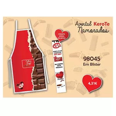 Avental Kerote c/oferta de chocolate