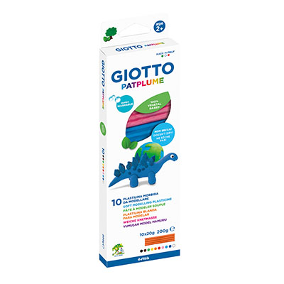 Plasticina Giotto – Patplume c/10 cores