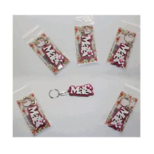 Porta Chaves Madeira Bicolor - Mãe