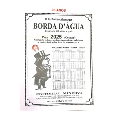 Almanaque Borda d´água – 2025