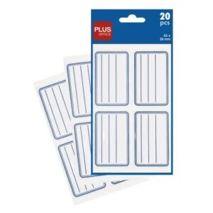 Etiquetas Plus c/20