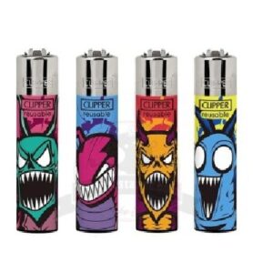 Isqueiros Clipper Monster 4 c/48