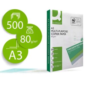 Papel Fotocopia A3 80grs - Resma c/500F
