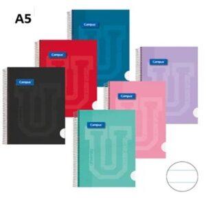 Cad Esp A5 Capa Dura Pautado - Pack c/6