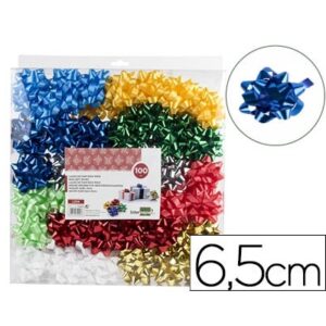 Laços Metalizados 6.5cm - Cx. c/100