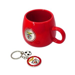 Conj. Caneca + P. Chaves " Badge" SLB