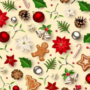 Papel de Embrulho Natal 70×100 – Pack c/25F