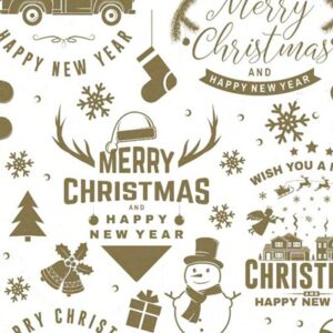 Papel de Embrulho Natal 70×100 – Pack c/25F