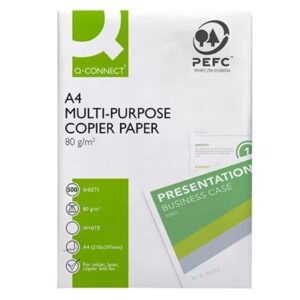 Papel Fotocopia A4 80Gr Q-connect