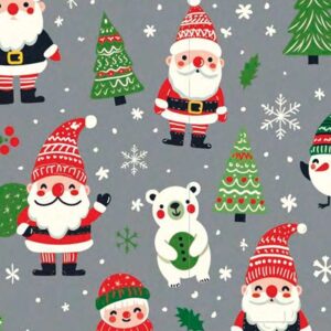 Papel de Embrulho Natal 70×100 – Pack c/25F