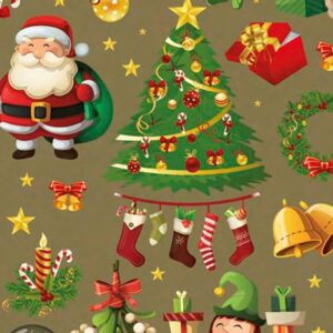 Papel de Embrulho Natal 70×100 – Pack c/25F