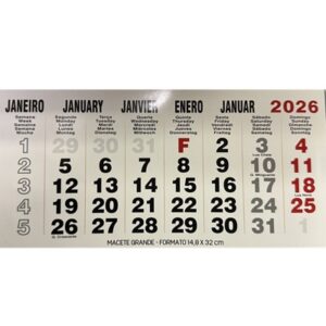 Macete Especial 2026 - 32 x 14.8cm