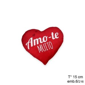 Almofada Coração 15cm " Amo-te"