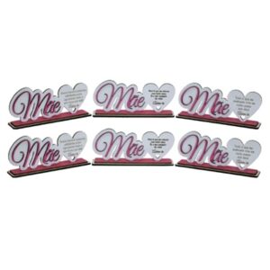 Placa c/palavra "Mãe" - 18cm