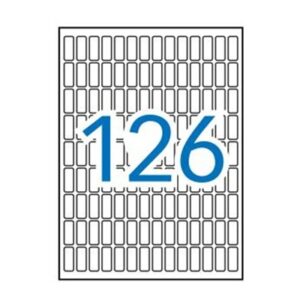 Emb. Etiquetas APLI c/15 folhas A5 - 8x20mm