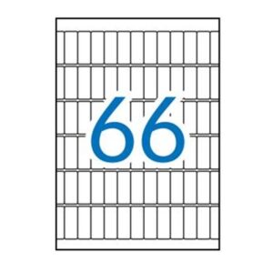 Emb. Etiquetas APLI c/15 folhas A5 - 12x30mm