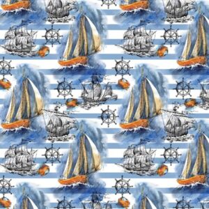 Papel de Embrulho 70×100 – Pack c/25F - Caravelas