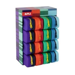 Estojo silicone bicolor Bright - APLI