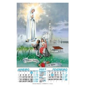 CALENDÁRIO C/ESTAMPA "RELIGIOSOS" - 2027