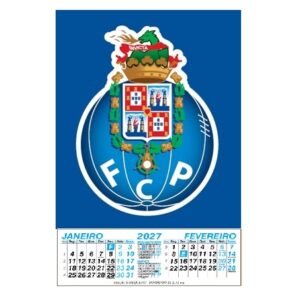 CALENDÁRIO C/ESTAMPA FCP EMBLEMA – 2027