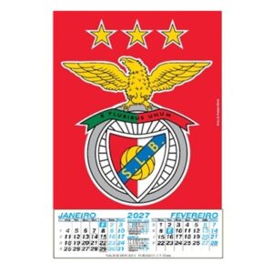 CALENDÁRIO C/ESTAMPA SLB EMBLEMA – 2027