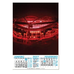 CALENDÁRIO C/ESTAMPA SLB ILUMINADO – 2027
