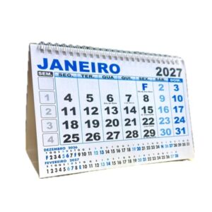CALENDÁRIO EM ARAME DUPLO P/SECRETÁRIA - 2027