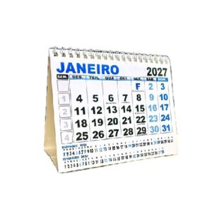 CALENDÁRIO PEQ. EM ARAME DUPLO P/SECRET. - 2027