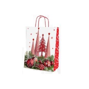 SACO PAPEL S " NATAL BOLAS"