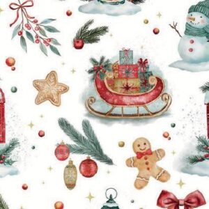 Papel de Embrulho Natal 70×100 – Pack c/25F