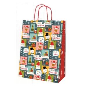 SACO PAPEL "MERRY XMAS" L