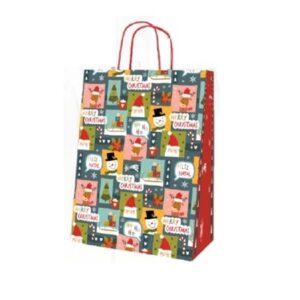 SACO PAPEL "MERRY XMAS" M